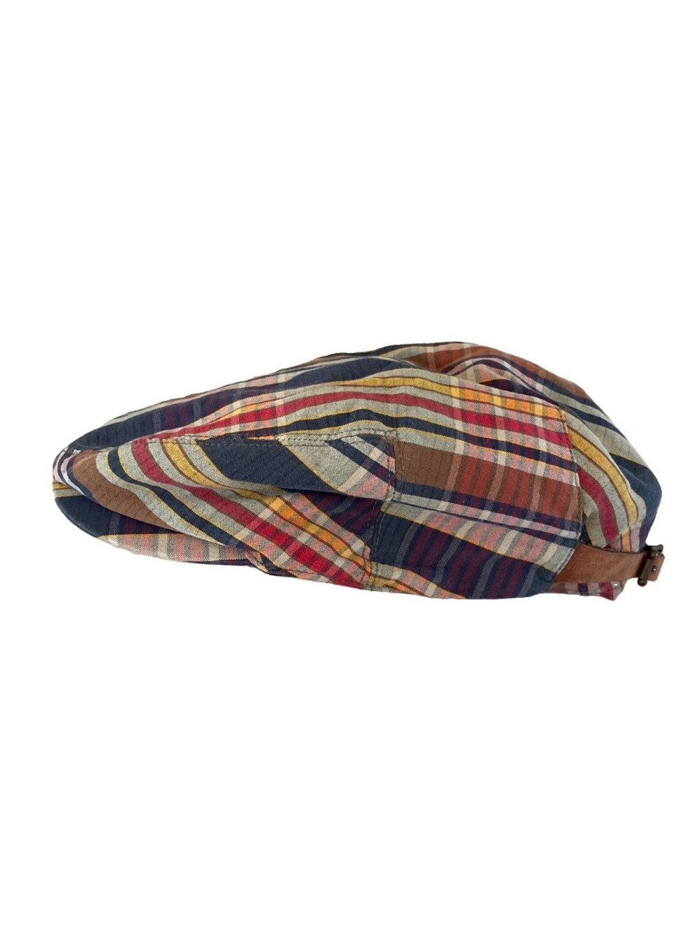 Polo Ralph Lauren S/M Newsboy Plaid Flat Driver Cap Preppy Golf Grandpacore